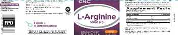 GNC L-Arginine 5000 mg Orange - supplement