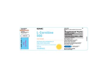 GNC L-Carnitine 500 - supplement