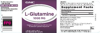 GNC L-Glutamine 1000 mg - supplement