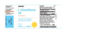 GNC L-Glutathione 50 - supplement