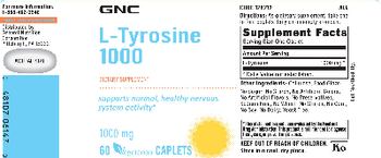 GNC L-Tyrosine 1000 - supplement