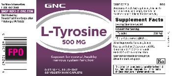 GNC L-Tyrosine 500 mg - supplement