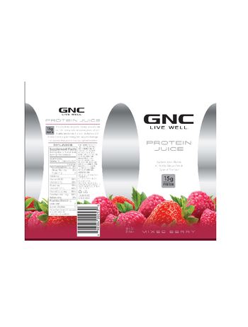 GNC Live Well Protein Juice Mixed Berry - 
