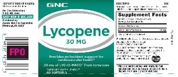 GNC Lycopene 30 mg - supplement