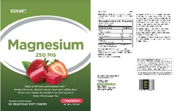 GNC Magnesium 250 mg Strawberry - supplement