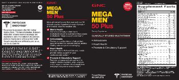 GNC Mega Men 50 Plus - supplement