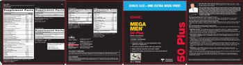 GNC Mega Men 50 Plus Fish Oil With CoQ-10 - supplement