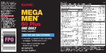 GNC Mega Men 50 Plus One Daily - supplement