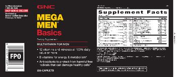 GNC Mega Men Basics - supplement