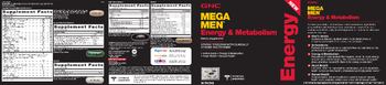GNC Mega Men Energy & Metabolism High Potency Omega-3 - supplement
