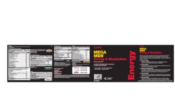 GNC Mega Men Energy & Metabolism Mega Men Energy & Metabolism Multivitamin - supplement