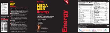 GNC Mega Men Energy Chocolate - supplement