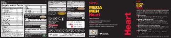 GNC Mega Men Heart Double Strength Fish Oil - supplement