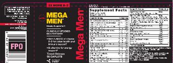 GNC Mega Men Mega Men - clinically studied multivitamin