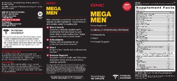 GNC Mega Men Mega Men - supplement