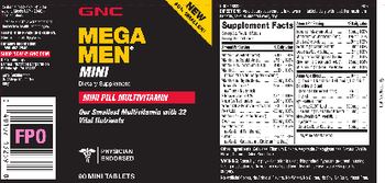 GNC Mega Men Mega Men Mini - supplement