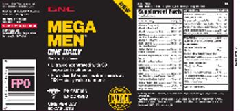 GNC Mega Men One Daily - supplement