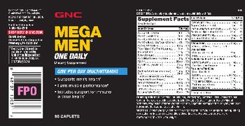 GNC Mega Men One Daily - supplement
