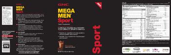 GNC Mega Men Sport Chocolate - supplement