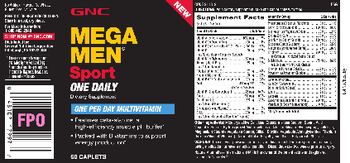 GNC Mega Men Sport One Daily - supplement