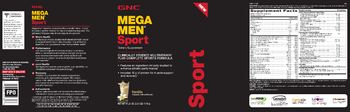 GNC Mega Men Sport Vanilla - supplement