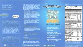 GNC Mega Teen Sport - supplement