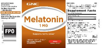 GNC Melatonin 1 mg Cherry - supplement