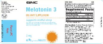GNC Melatonin 3 - supplement