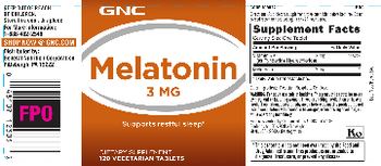 GNC Melatonin 3 mg - supplement