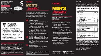 GNC Men's ArginMax Timed-Release - supplement