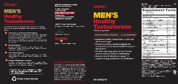 GNC Men's Healthy Testosterone - supplement