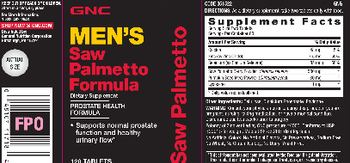 GNC Men's Saw Palmetto Formula - supplement
