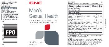 GNC Men's Sexual Health - supplement