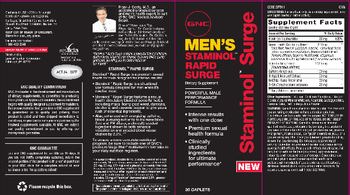 GNC Men's Staminol Rapid Surge - supplement