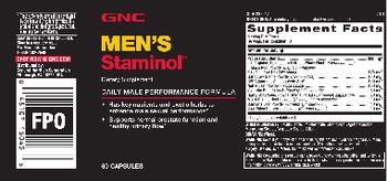 GNC Men's Staminol - supplement