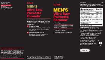 GNC Men's Ultra Saw Palmetto Formula - supplement