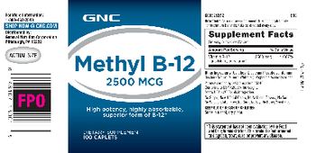 GNC Methyl B-12 2500 - supplement