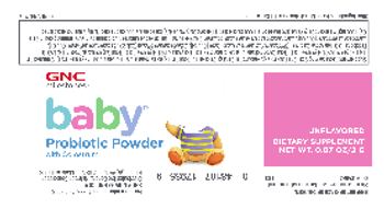 GNC Milestones Baby Probiotic Powder with Colostrum Unflavored - supplement