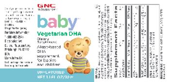 GNC Milestones Baby Vegetarian DHA Unflavored - supplement