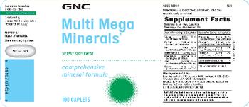 GNC Multi Mega Minerals - supplement