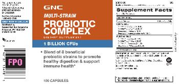 GNC Multi-Strain Probiotic Complex 1 Billion CFUs - supplement