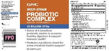 GNC Multi-Strain Probiotic Complex 10 Billion CFUs - supplement