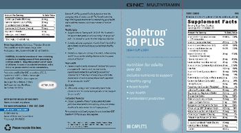 GNC Multivitamin Solotron 50 Plus - supplement