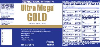 GNC Multivitamin Ultra Mega Gold - supplement
