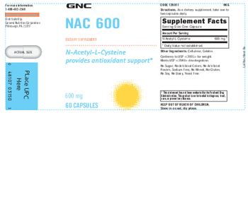 GNC NAC 600 - supplement