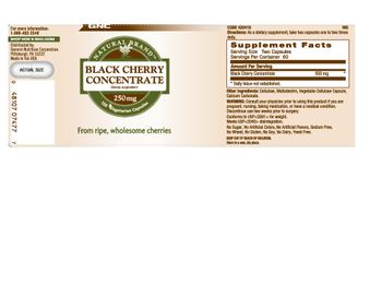 GNC Natural Brand Black Cherry Concentrate - supplement