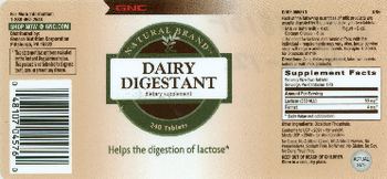 GNC Natural Brand Dairy Digestant - supplement