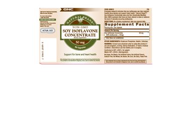 GNC Natural Brand Non-GMO Soy Isoflavone Concentrate - supplement