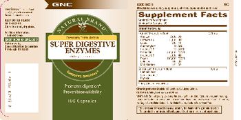 GNC Natural Brand Super Digestive Enzymes - supplement