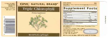 GNC Natural Brand Triple Chlorophyll - supplement